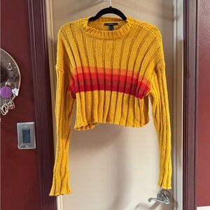Forever 21 Mustard Knit Sweater